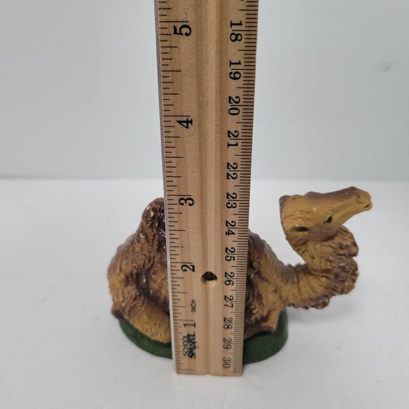 Vintage Italy Chalkware Nativity Set 1950's Replacement Figures Painted Set of 3 - Picture 7 of 10